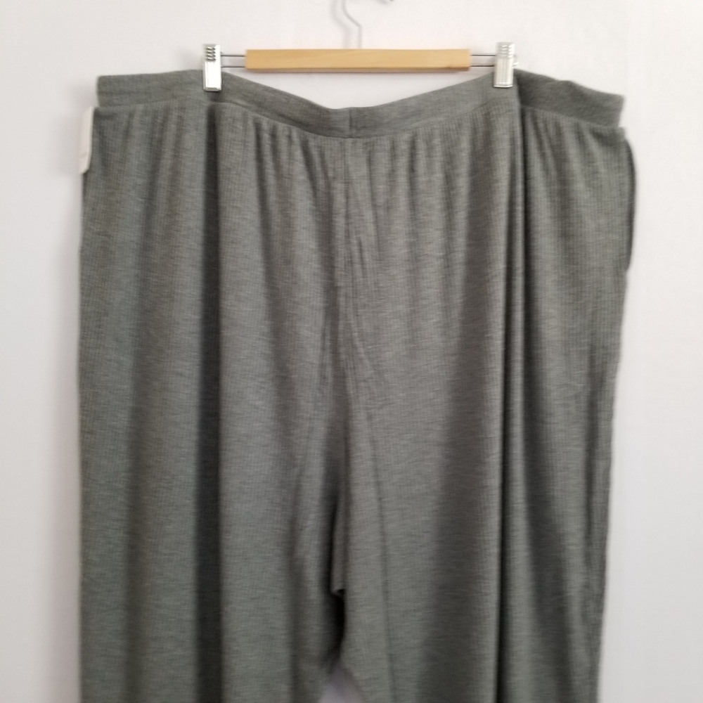 NWT Auden Dark Gray Cozy Ribbed SOFT Jogger Pajama Pants Size 3X - Picture 5 of 7